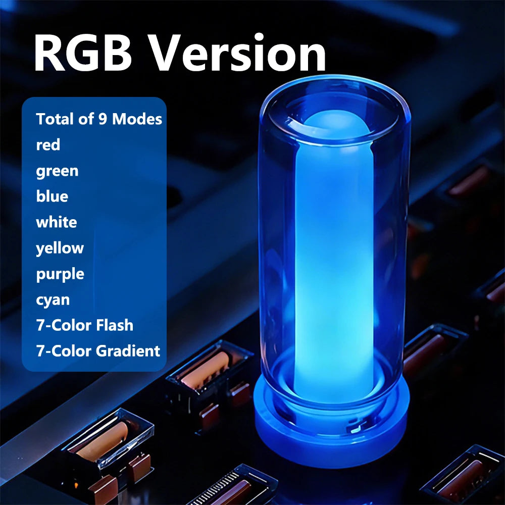 USB LED Flame Candle Ambient Light – Car & Home Décor