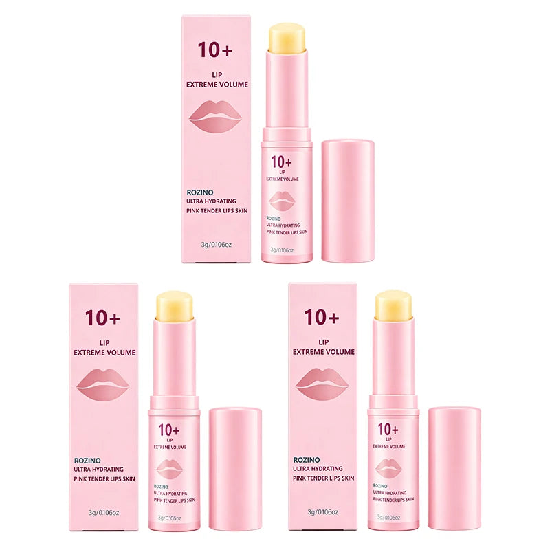 ROZINO Plumping Peach Lip Balm – High Gloss Moisturizer