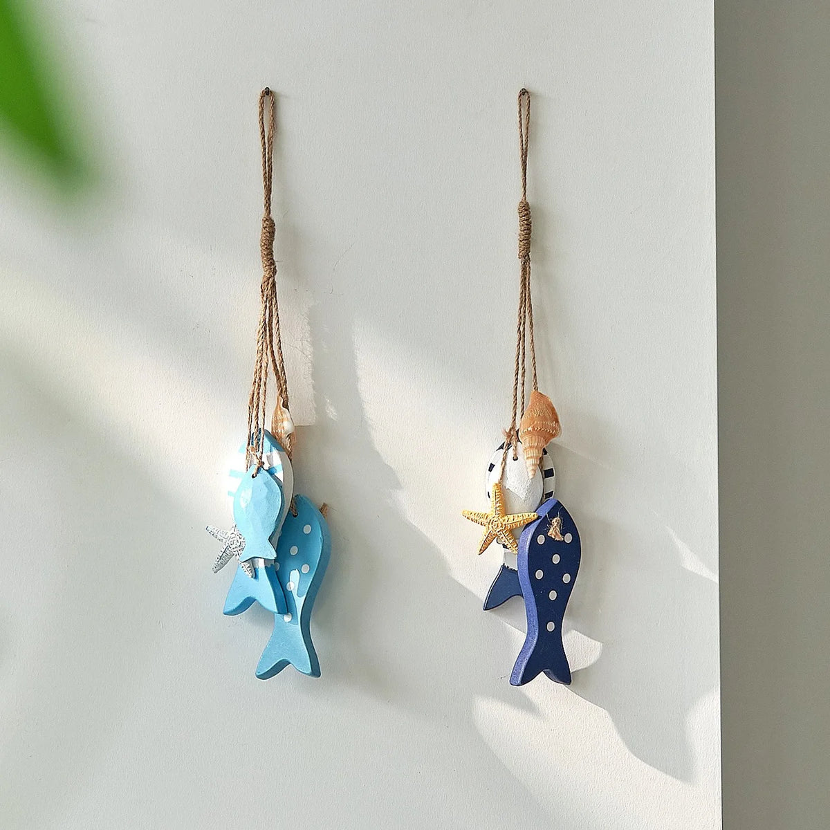 Ocean Coastal Wall Hanging – Shell Starfish & Fish Decor