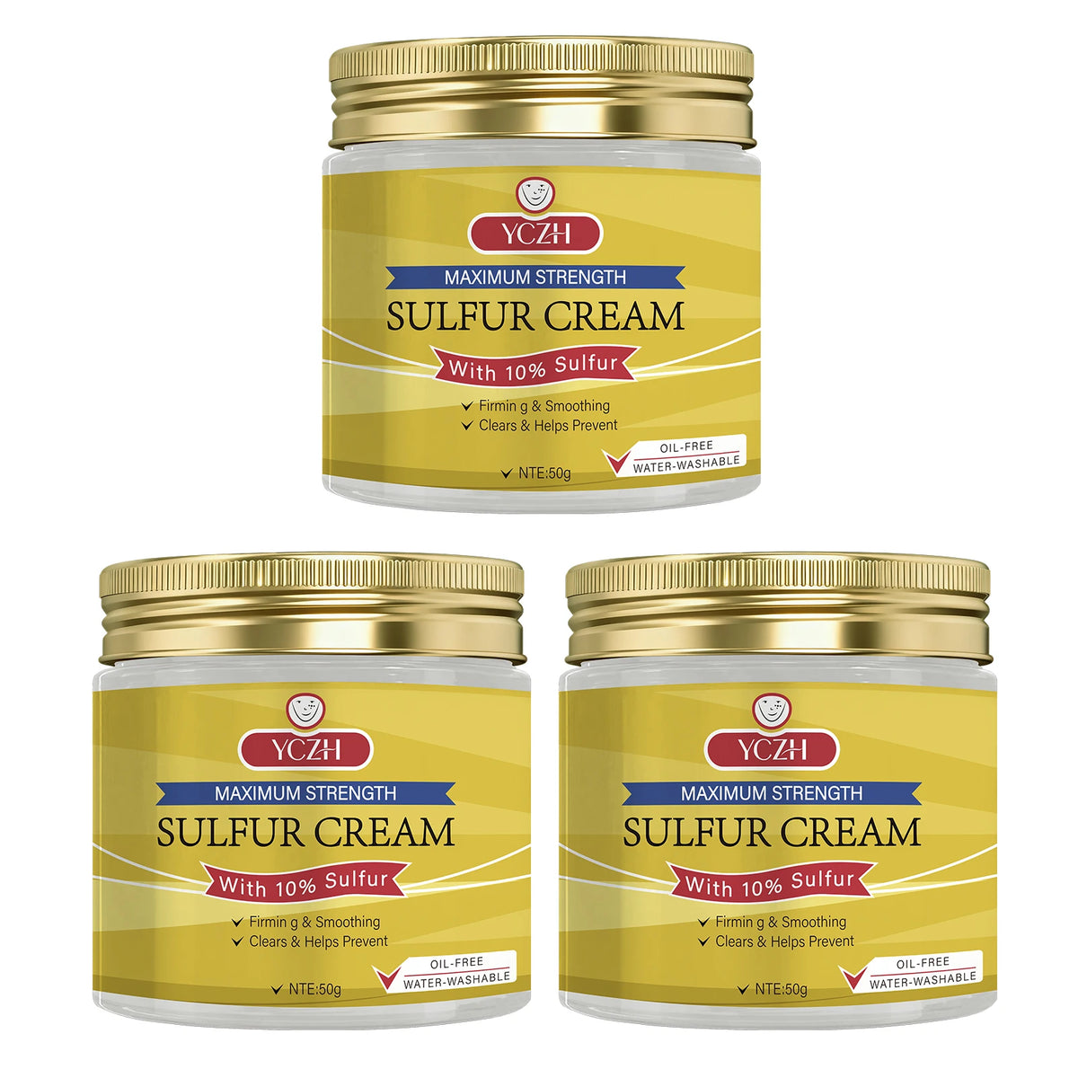 YCHZ Sulfur Cream – Pore Minimizing & Skin Firming | 50g