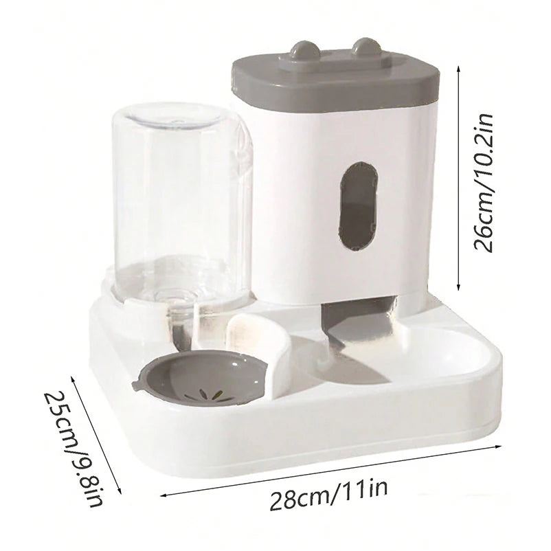 Rabbit Ear Standing Pet Bowl Set – Cat & Dog Food & Water Feeder