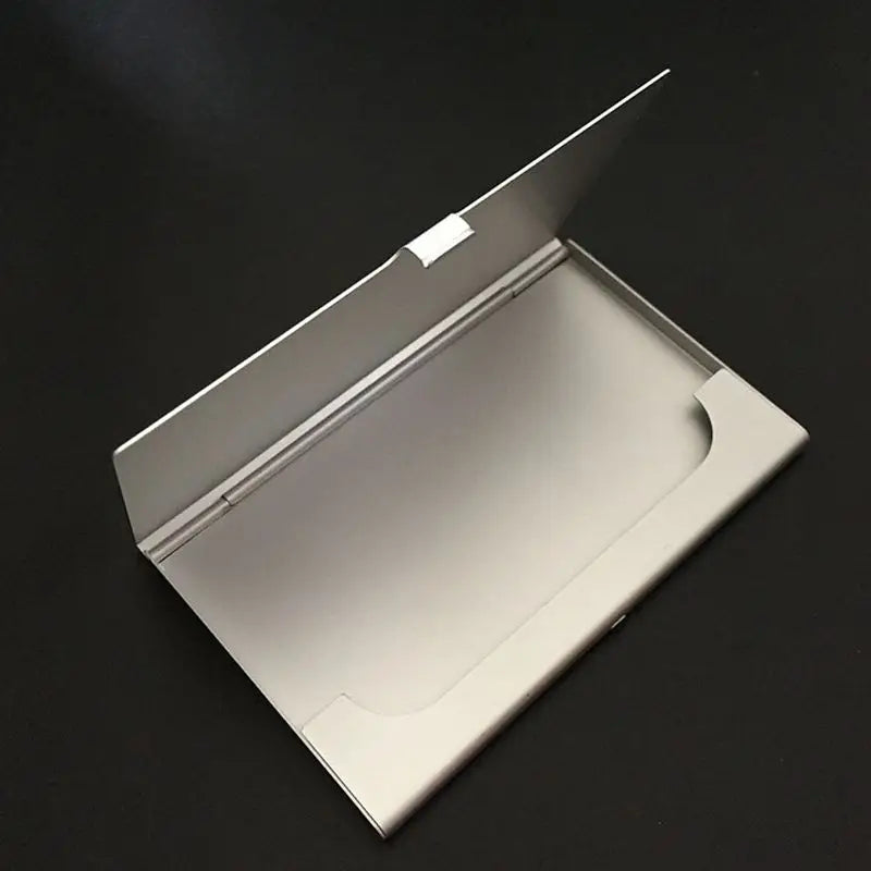 Ultra-Thin Matte Aluminum Business Card Holder Case