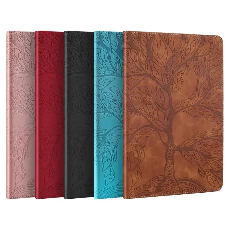 Samsung Galaxy Tab S10 Lite Case Embossed Flip Wallet Stand 10.9"