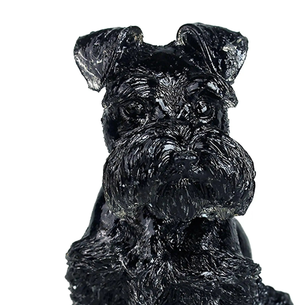 Miniature Schnauzer Dog Figurine | Resin Sculpture Home Décor