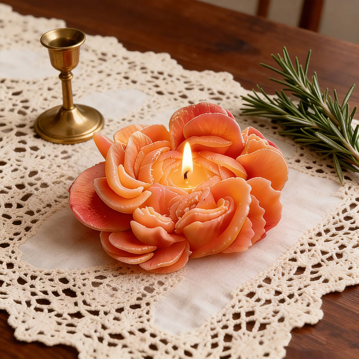 3D Flower Silicone Mold – DIY Candle Soap Resin Chocolate