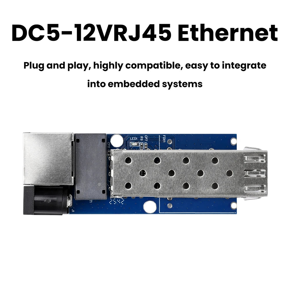 SFP Gigabit Fibre Optic Transceiver Board | RJ45 Ethernet Module