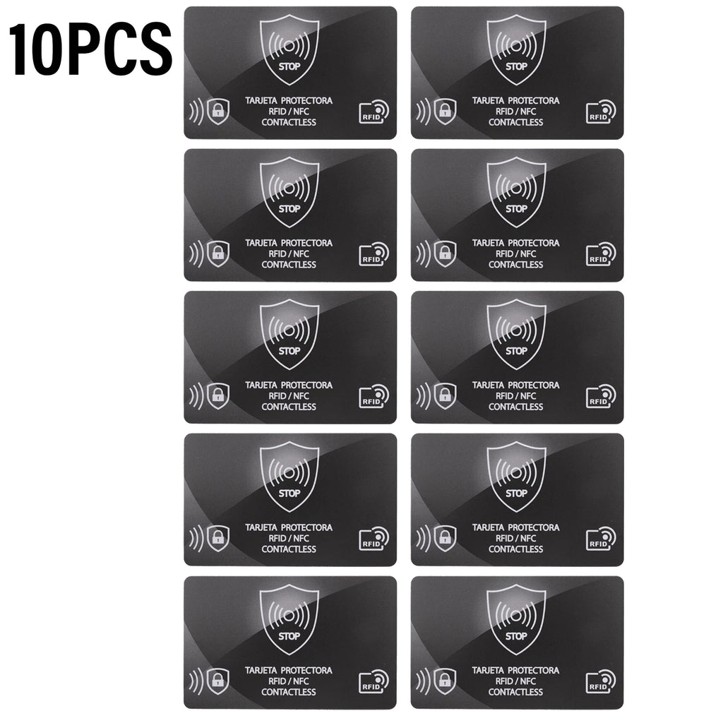 Ultra Thin RFID & NFC Blocking Card – Wallet Protector