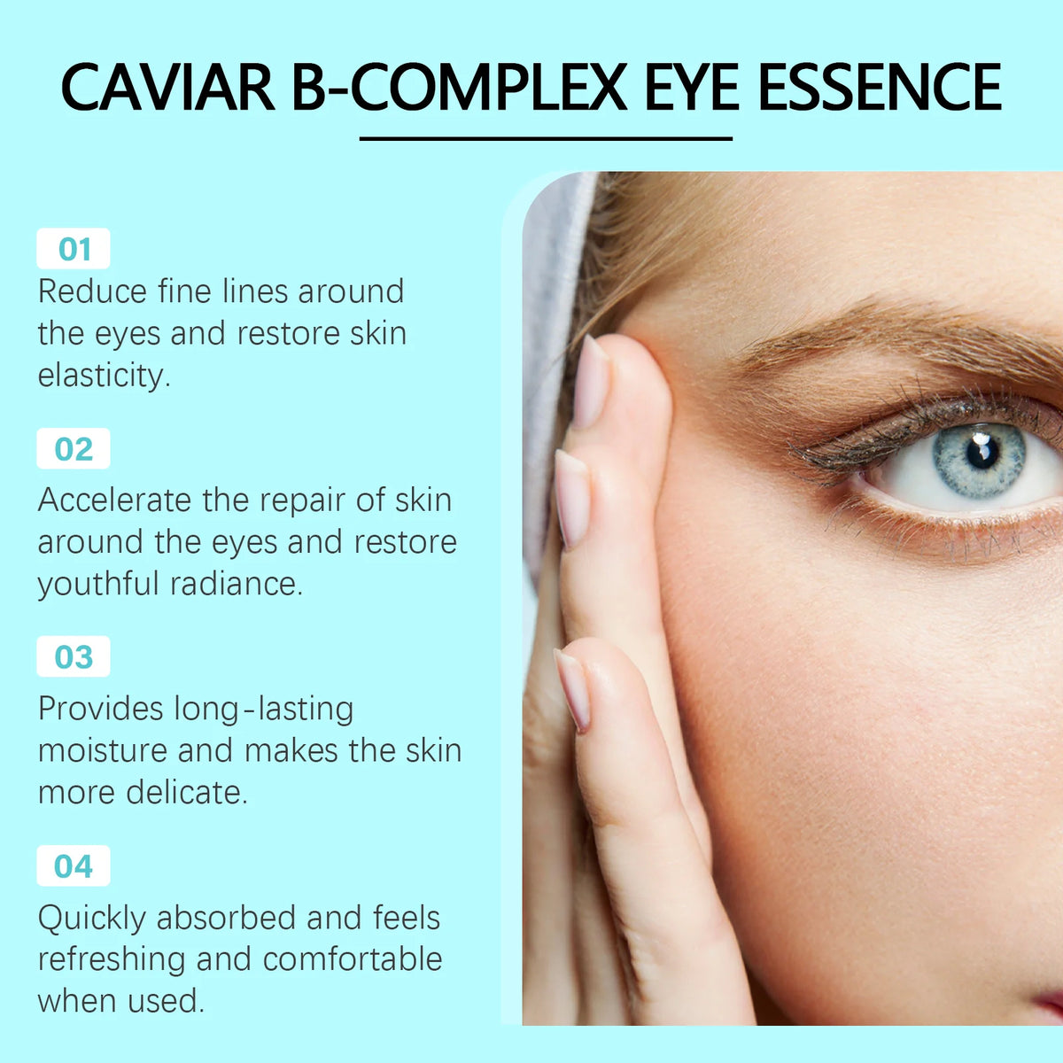 Hoygi Caviar Eye Essence – Firming & Brightening Eye Serum