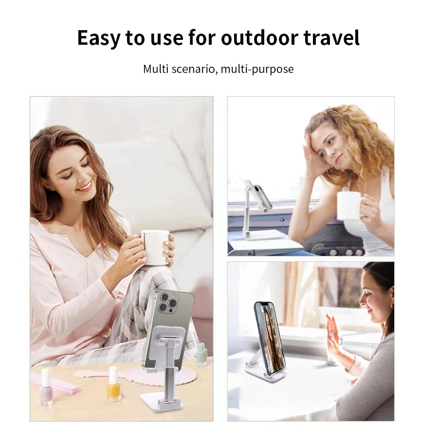 Flexible Desktop Phone & Tablet Holder Stand – Universal Lazy Mount