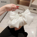 Gold Silk Bowknot Evening Clutch Bag | Wedding Banquet Purse