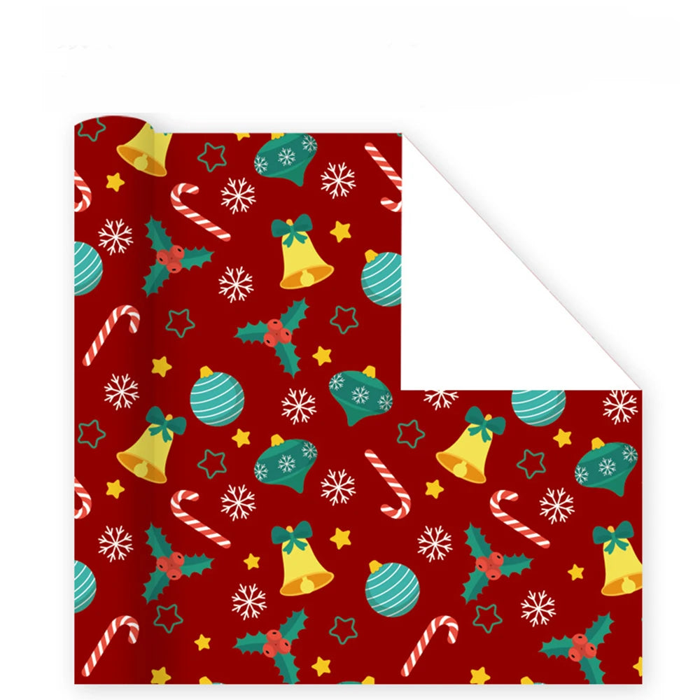 2025 Christmas Gift Wrapping Paper – Santa & Festive 50x70cm