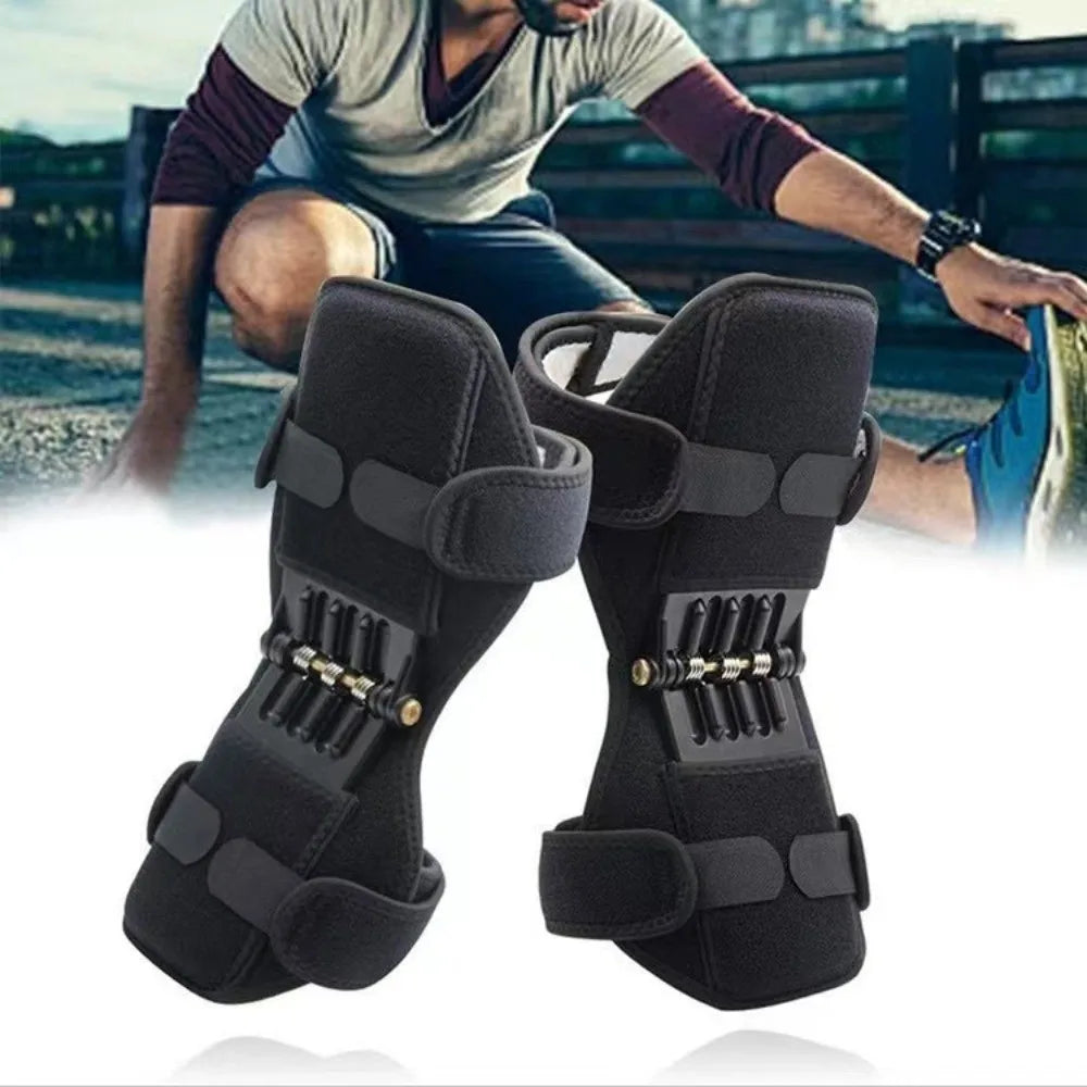 Spring Rebound Knee Brace Booster – Breathable Sports Support