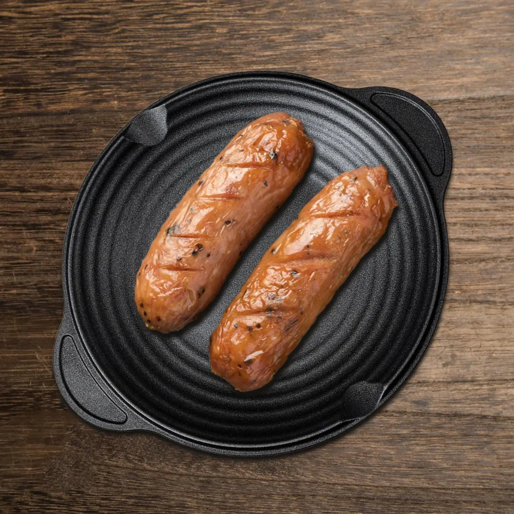 Kesoto Nonstick BBQ Grill Pan – Portable Cast Aluminum Griddle