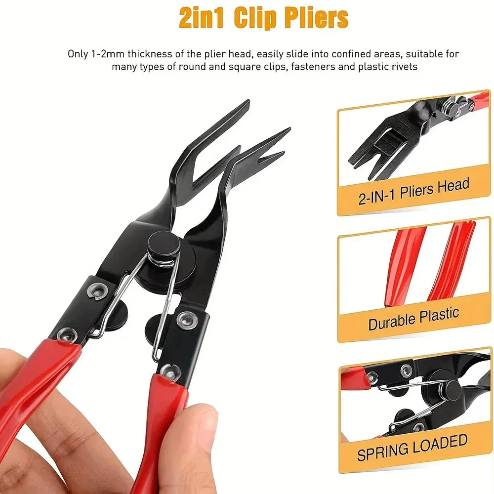 KKJOY Spring-Loaded Auto Clip Extractor & Trim Removal Pliers