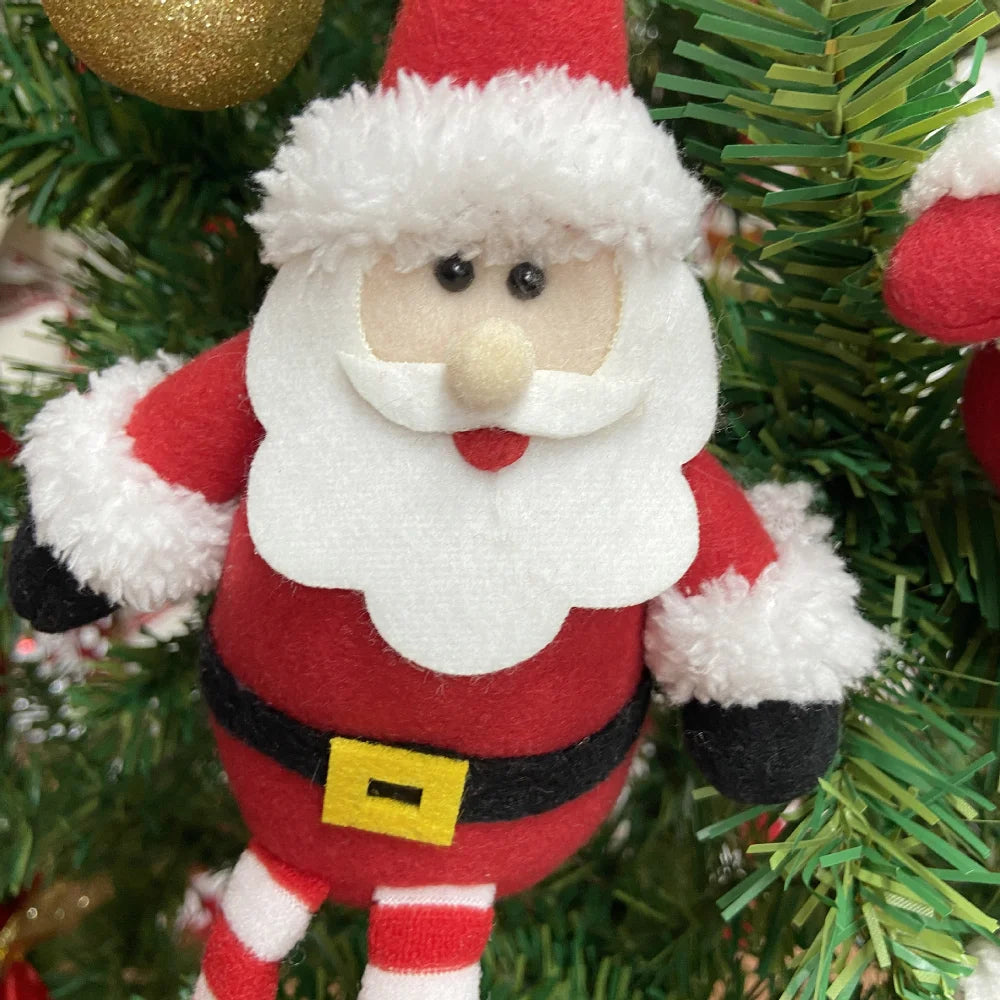 Santa Claus Snowman Reindeer Christmas Tree Ornament