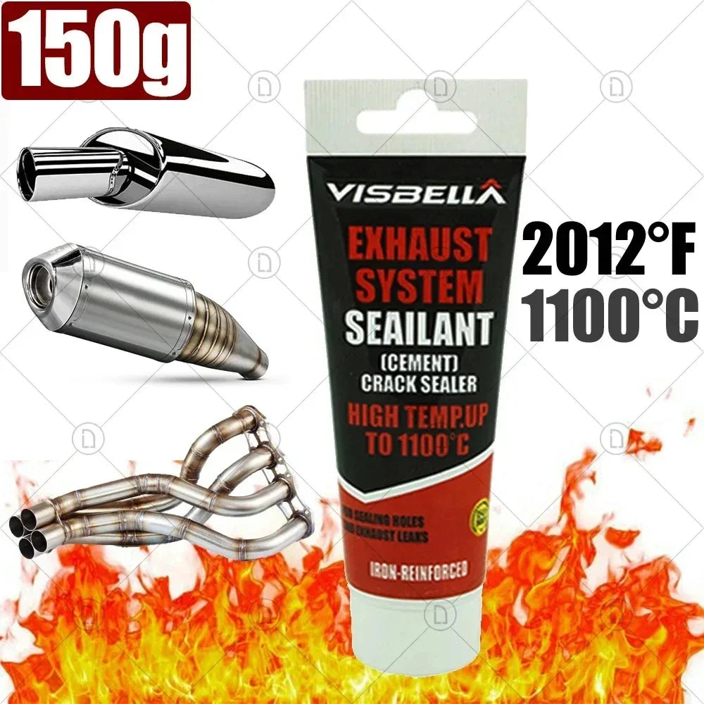 High-Temp Exhaust Pipe Repair Sealant – Car & Motorcycle