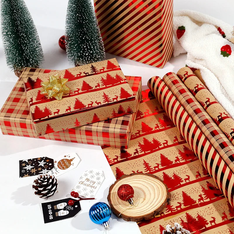 43x300cm Aluminized Gift Wrapping Paper – Christmas & More