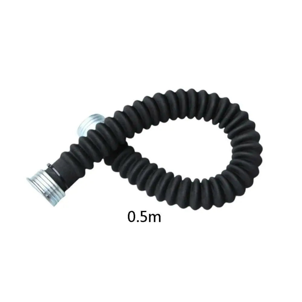Rubber Gas Mask Extension Tube 0.5m & 1m | Filter Hose