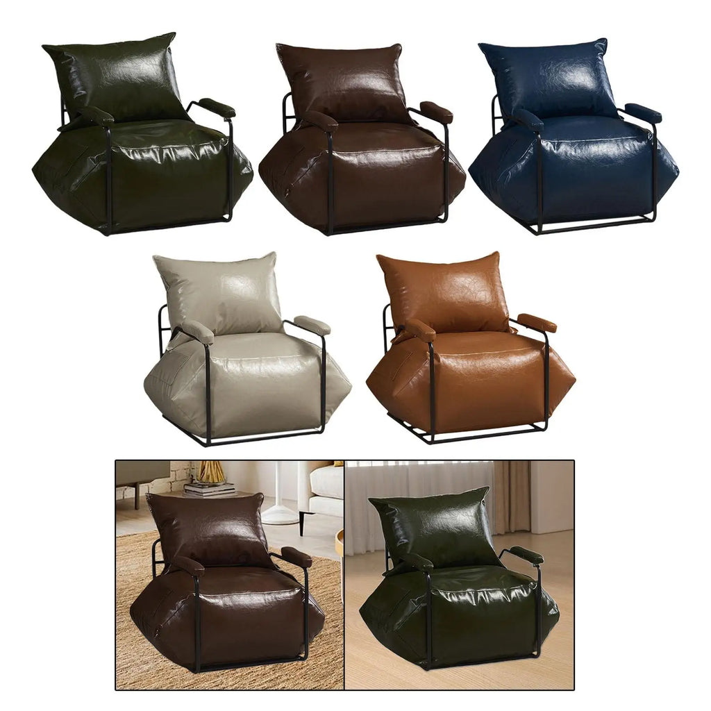 Kesoto Single Sofa Chair with Side Pocket & Removable Base