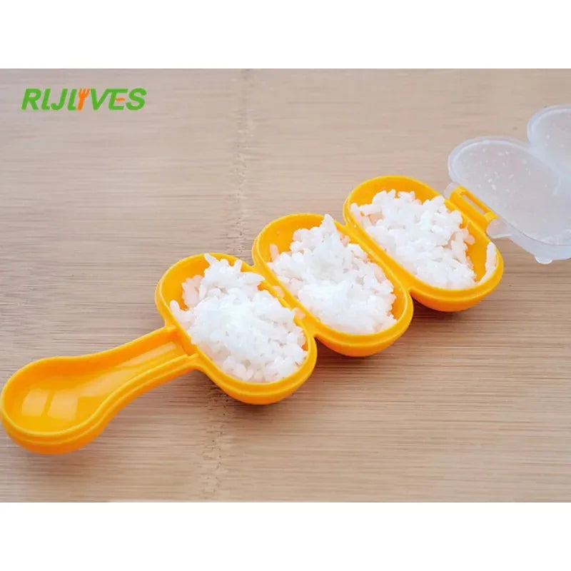 DIY Rice Ball Sushi Maker Mold Set with Spoon – Ball Shape