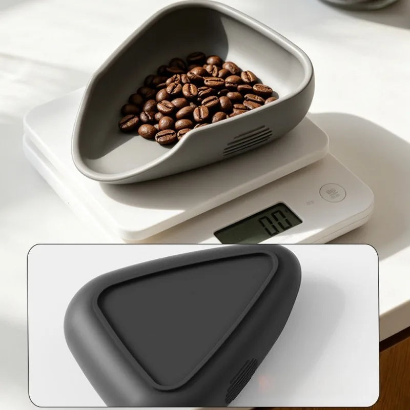 Silicone Coffee Bean Dosing Tray – Espresso Weighing Dish