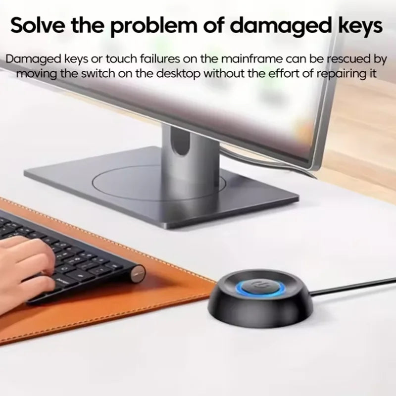 Desktop PC Power Button Extension Cable with LED Indicator