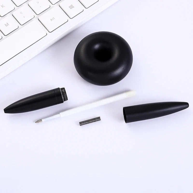 Metal Ballpoint Pen with Magnetic Floating Holder | 1.0mm Tip