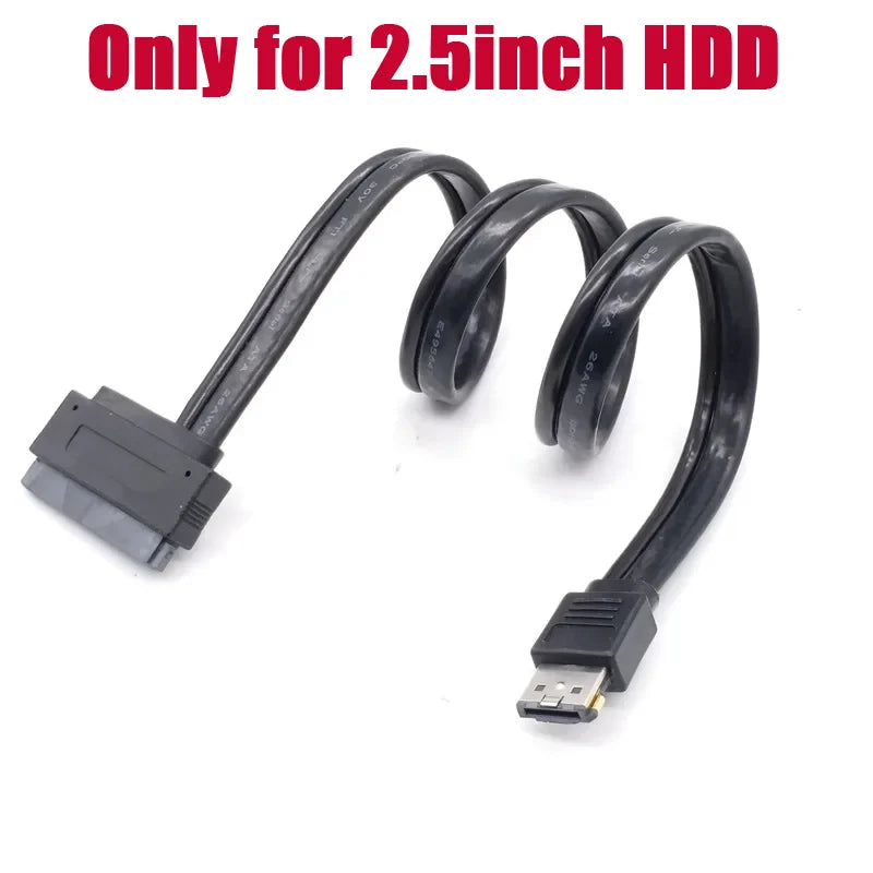 OULLX eSATA USB Combo to 22-Pin SATA Cable Adapter for 2.5" HDD
