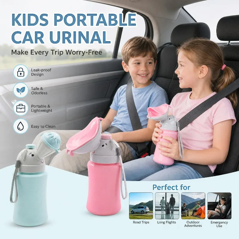 Portable Baby Travel Urinal – Leak-Proof Potty for Kids