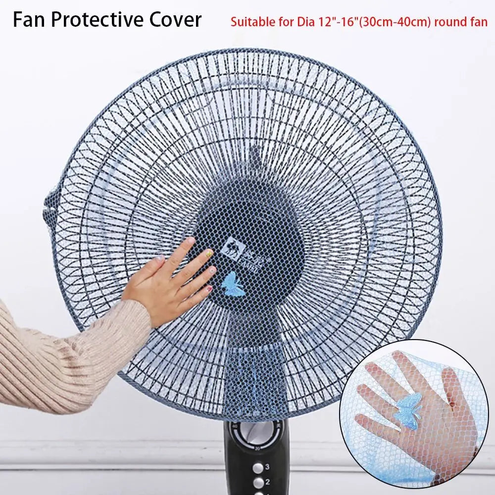 Electric Fan Safety Mesh Cover – Finger Guard for Kids