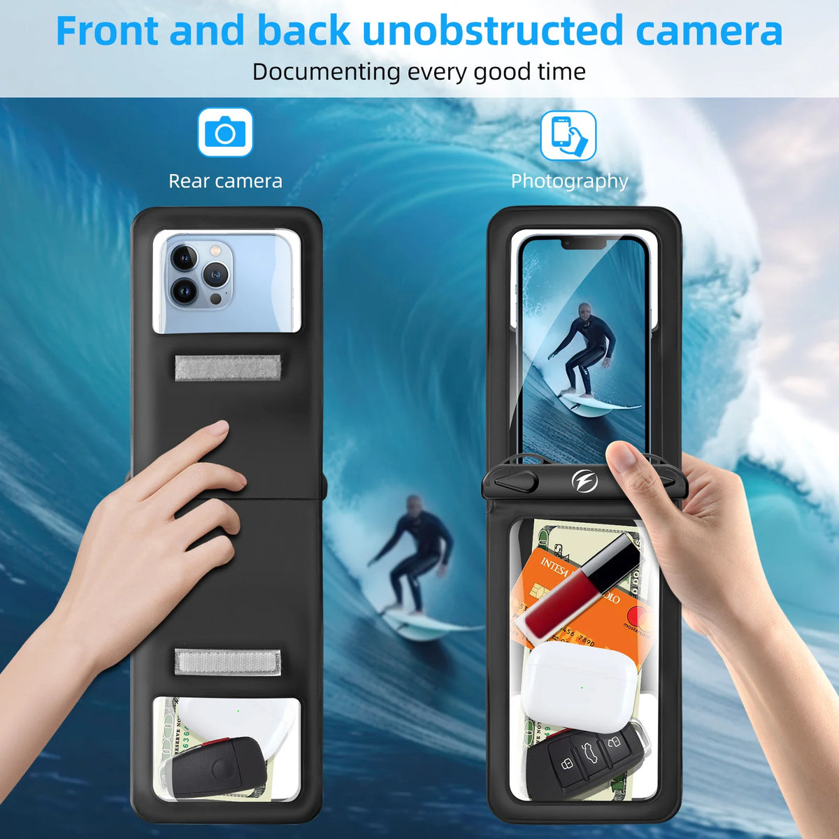 FONKEN Waterproof PVC Phone Pouch | Diving & Outdoor Bag