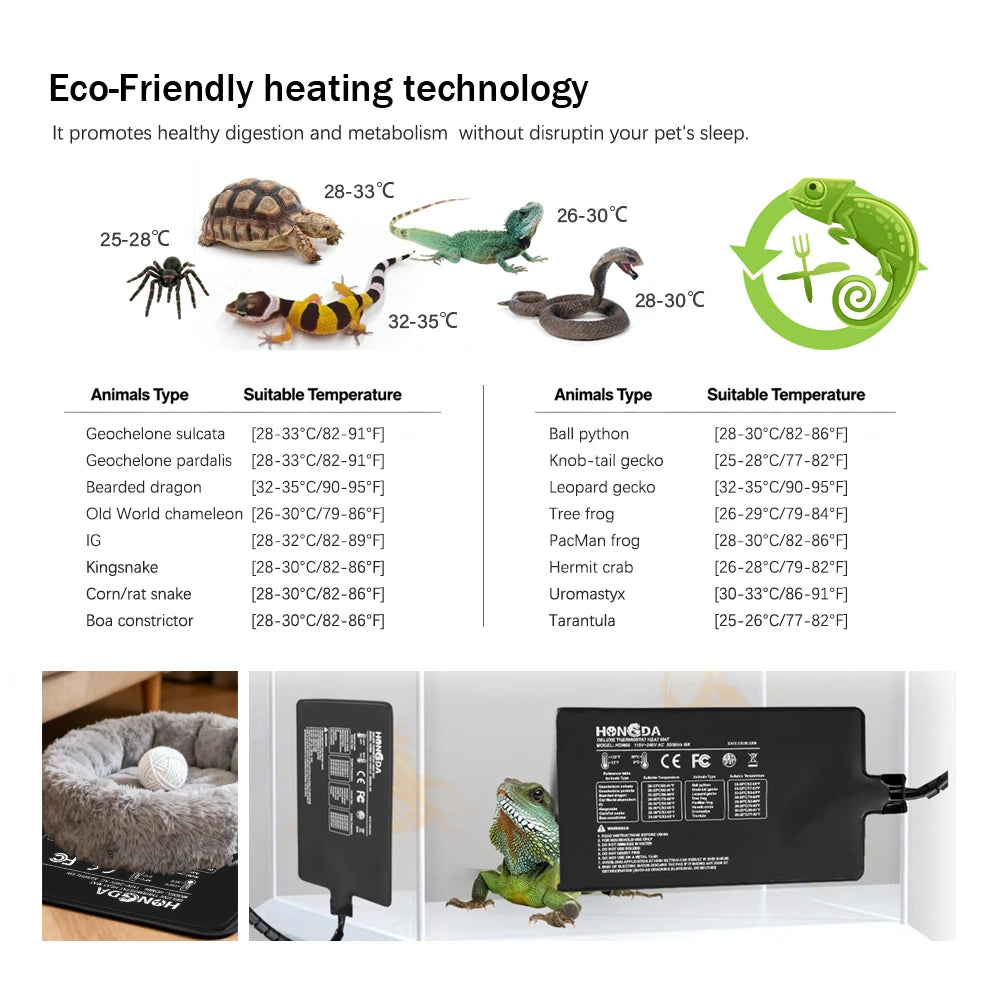 Reptile & Plant Heating Mat with Digital Thermostat Controller
