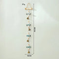 Mediterranean Fish Wind Chime – Wood & Hemp Rope Wall Decor