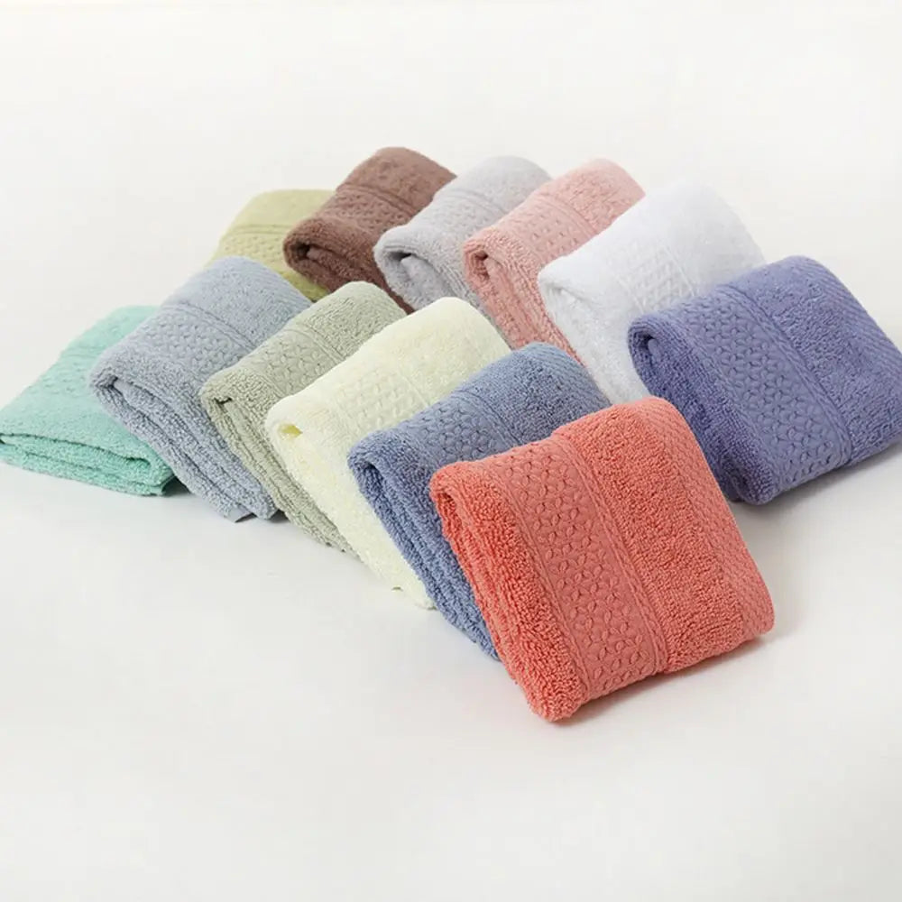 100% Cotton Square Face Towel – Soft Absorbent Wash Cloth