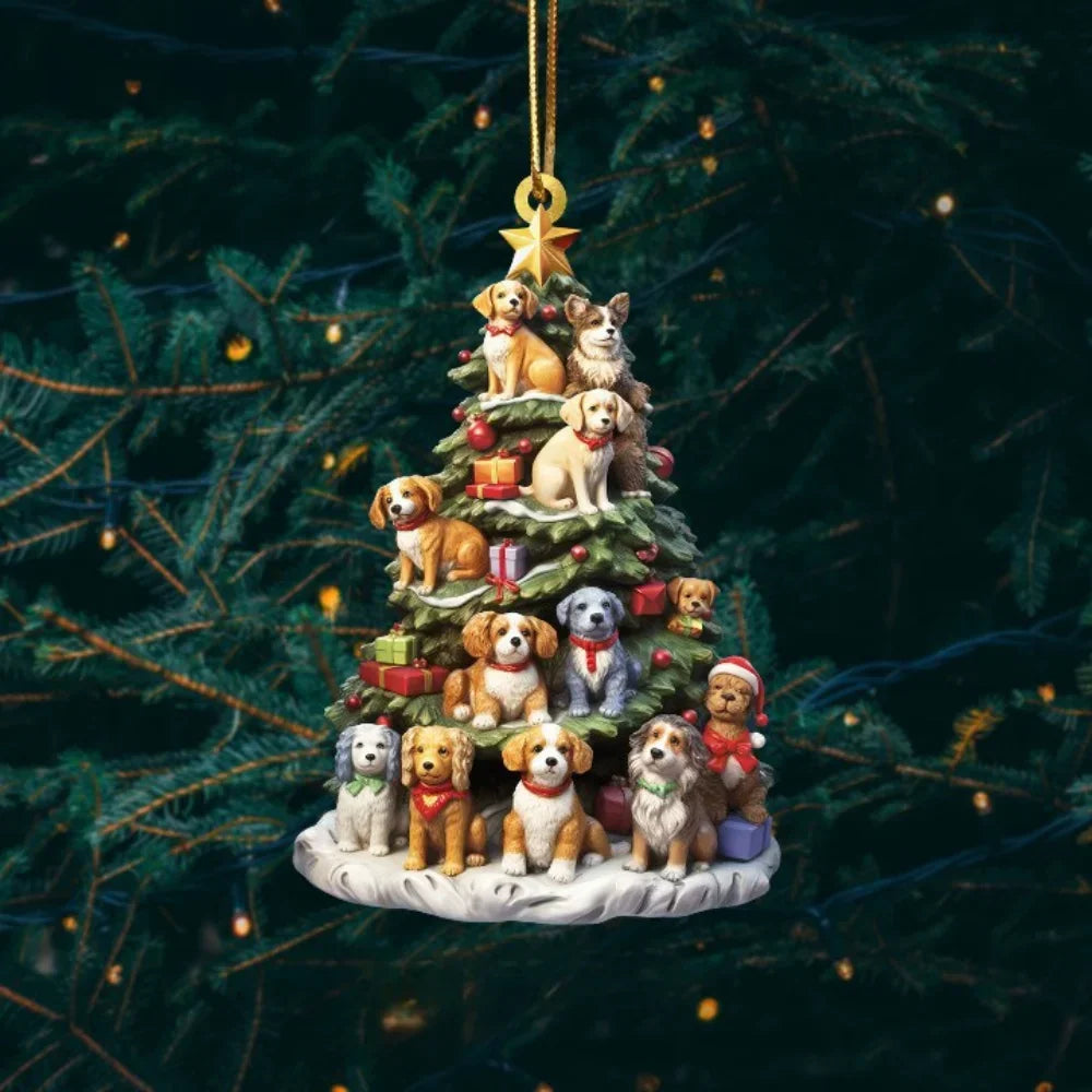 Acrylic Book Christmas Ornament – Book Lover Holiday Gift