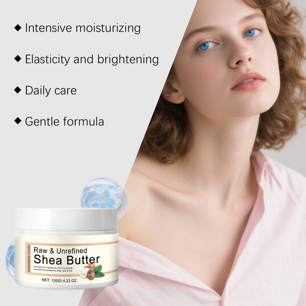 Shea Butter Moisturizing Cream – Face, Body & Hair Balm