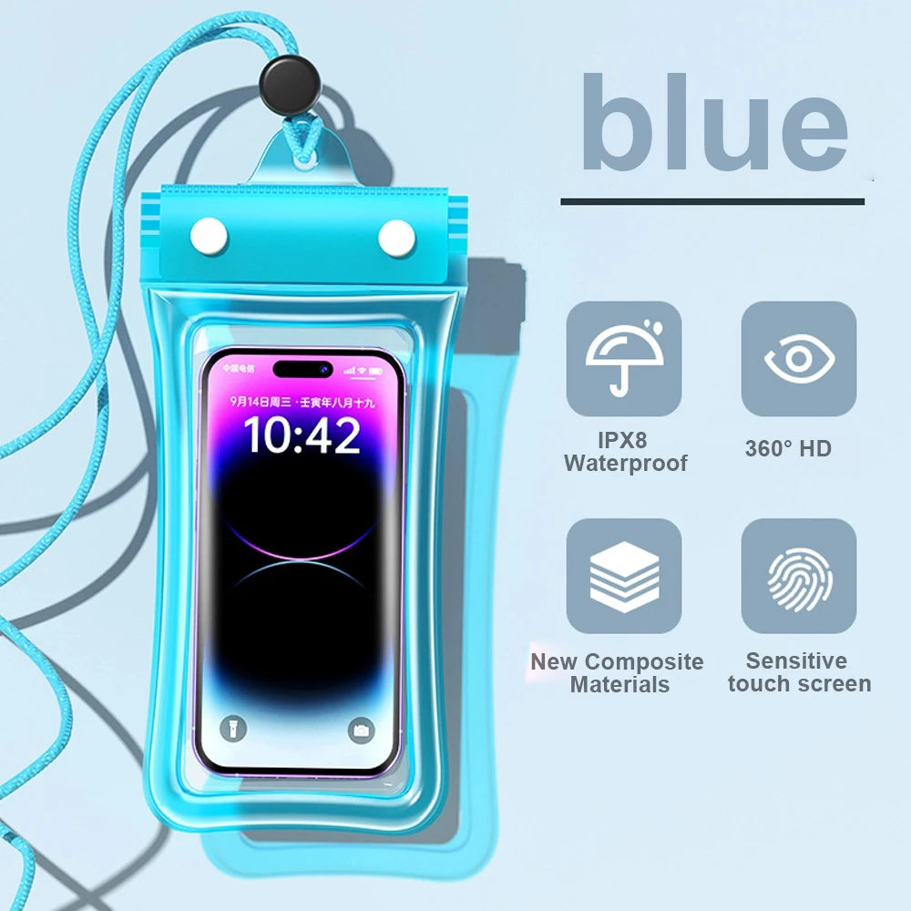Waterproof Phone Pouch – Universal Underwater PVC Case