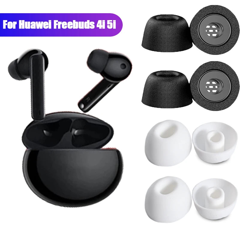Silicone Ear Tips for Huawei FreeBuds 4i & 5i | S/M/L
