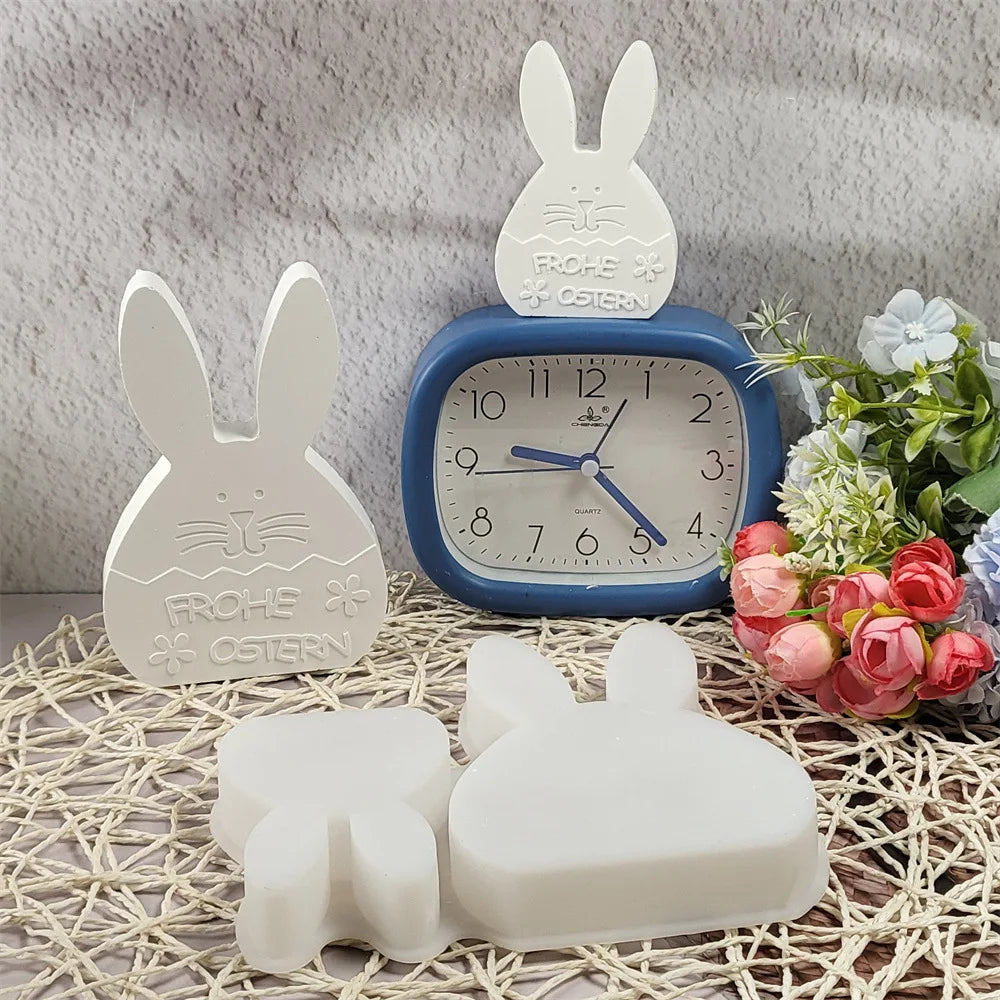 Easter Bunny Eggshell Silicone Mold – Candle, Soap & Resin DIY