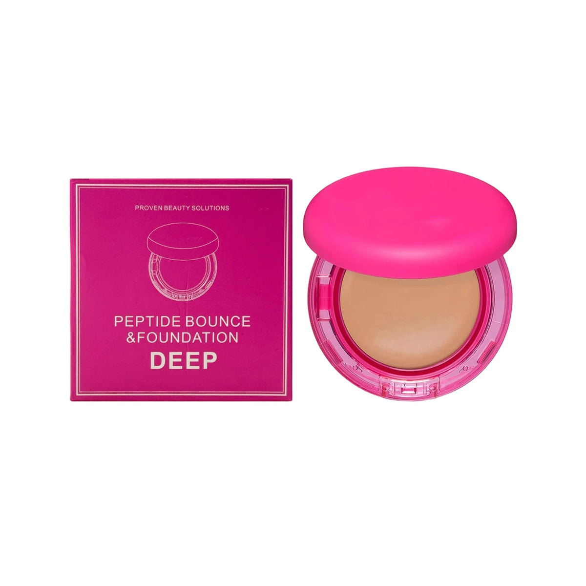 Peptide Foundation Cream – Full Coverage, Hydrating & Oil-Control