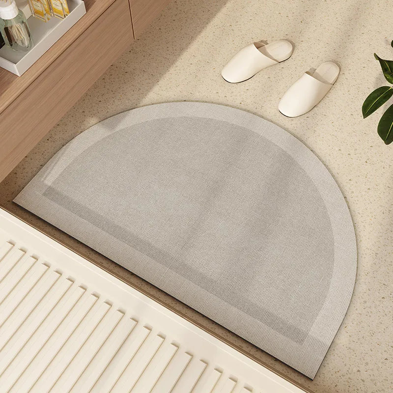Semicircular Non-Slip Door Mat – Indoor & Outdoor Floor Mat