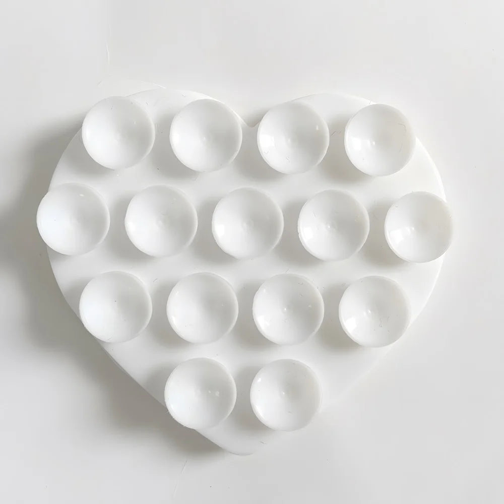 Heart-Shaped Silicone Suction Cup Phone Holder | Anti-Slip