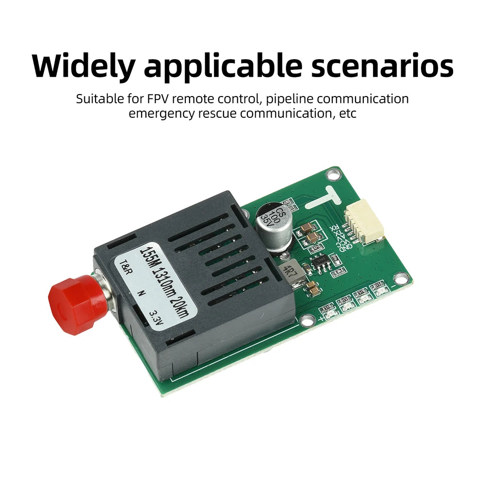 TTL Fibre Optic Transceiver Module for Drones – 20/40/60 km