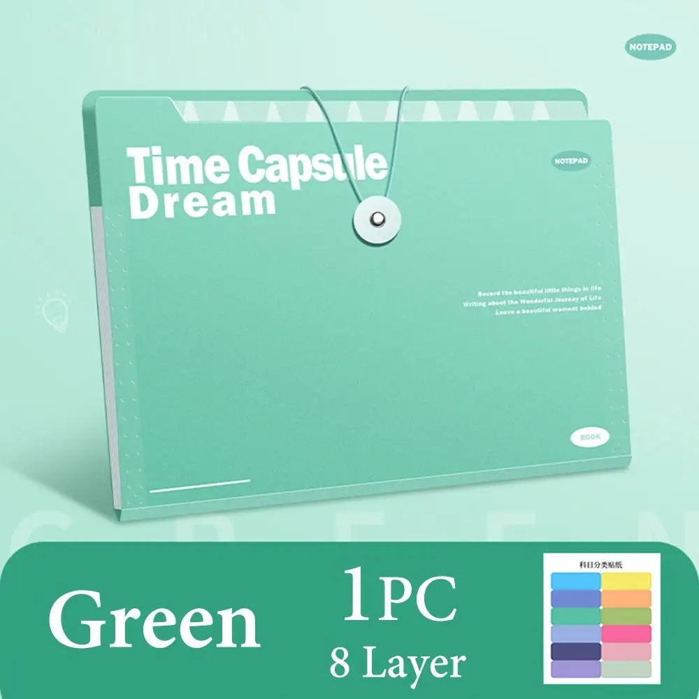 Waterproof A4 File Folder 5/8/12 Pockets | Document Organizer