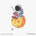 Cosmonaut PVC Waterproof Vinyl Sticker – Laptop & Notebook Decal