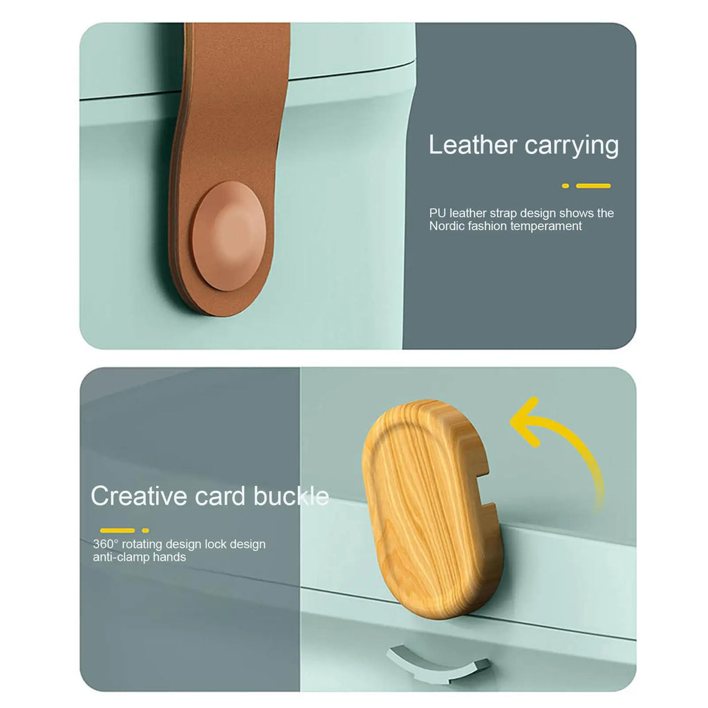 Double-Layer First Aid Storage Box – Waterproof Organizer