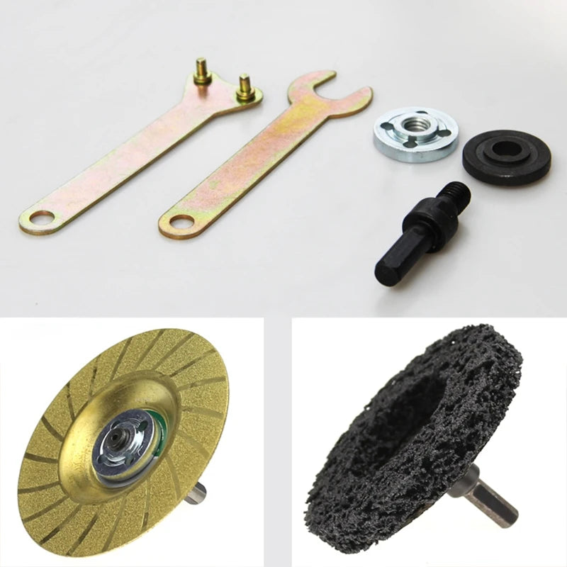 5-in-1 Drill to Angle Grinder Adapter Set | M10 Thread 100mm