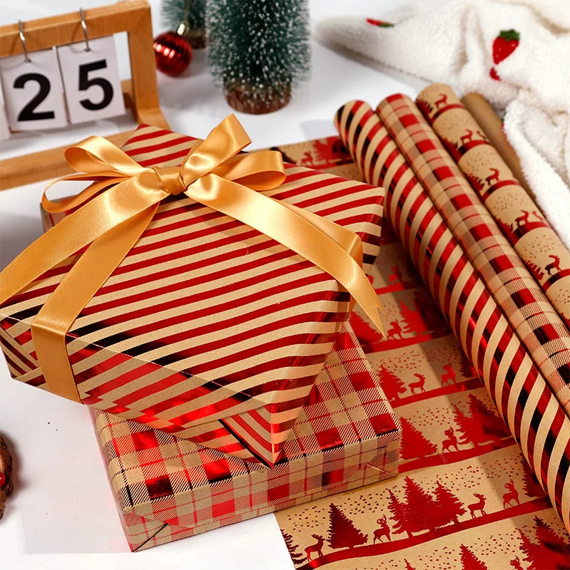 43x300cm Aluminized Gift Wrapping Paper – Christmas & More