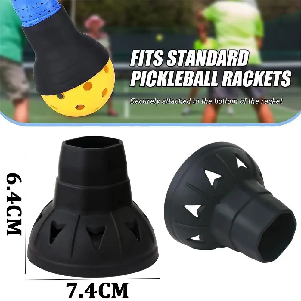 Silicone Pickleball Ball Retriever – Suction Cup Paddle Picker
