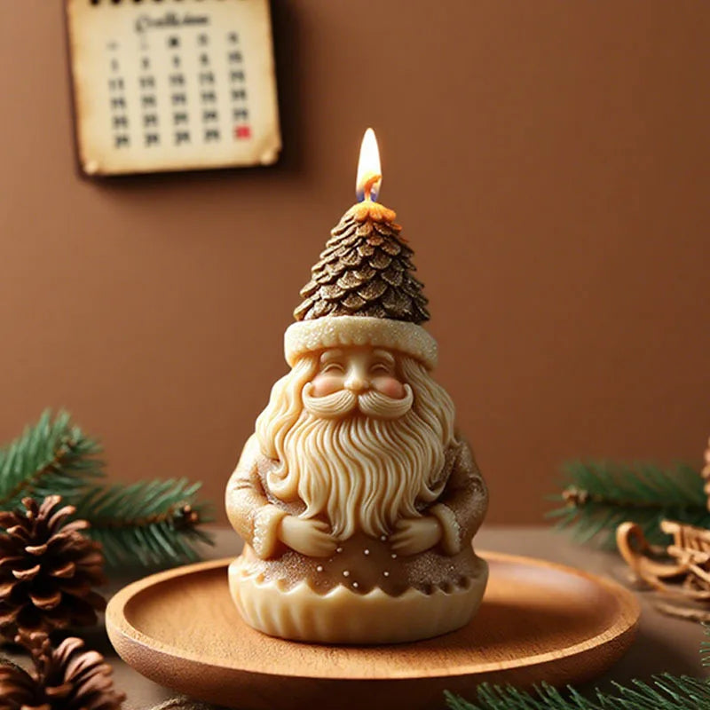 Santa Claus Silicone Candle Mould | DIY Christmas Craft